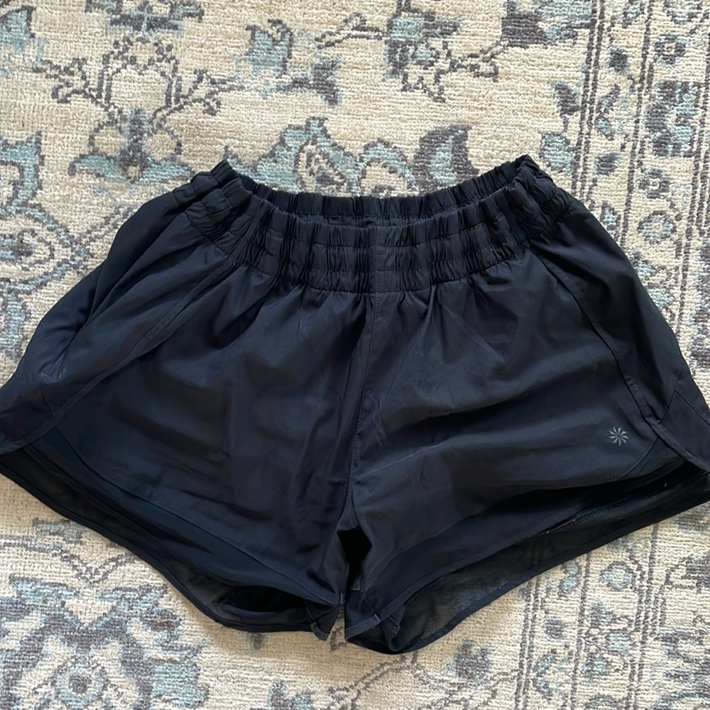Athleta Running Shorts with Mesh Details